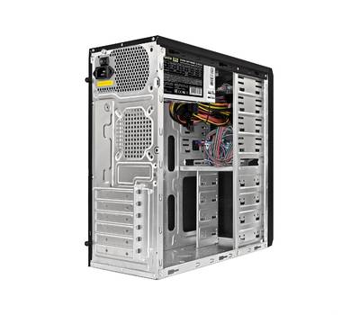 Корпус системного блока EXEGATE EX283225RUS UN-605B Black, ATX, <UN500, 120mm>, 2*USB, Audio, замо