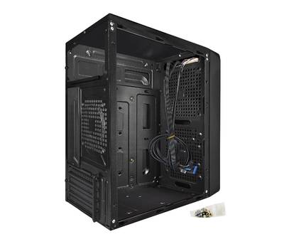 Корпус системного блока EXEGATE EX283122RUS BAA-108 Black, mATX, <без БП>, 2*USB, Audio