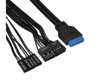 Корпус системного блока EXEGATE EX283076RUS XP-333U Black, ATX, <XP350, Black,120mm>, 1*USB+2*USB3