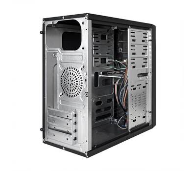 Корпус системного блока EXEGATE EX278425RUS QA-413U Black, mATX, <XP350, Black, 120mm>, 3*USB+1*US