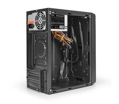 Корпус системного блока EXEGATE EX283129RUS BAA-108U Black, mATX, <AAA450, 80mm>, 1*USB+1*USB3.0, 