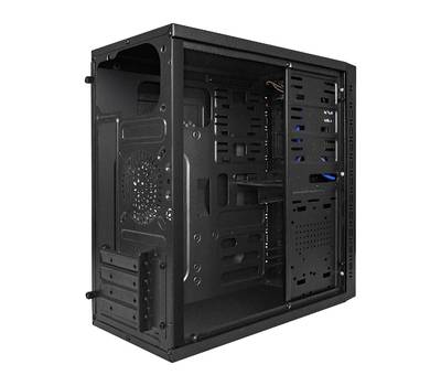 Корпус системного блока EXEGATE EX272746RUS QA-412U Black, mATX, <XP450, Black, 120mm>, 2*USB+2*US