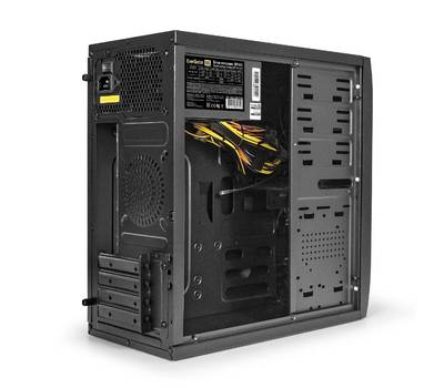 Корпус системного блока EXEGATE EX272746RUS QA-412U Black, mATX, <XP450, Black, 120mm>, 2*USB+2*US