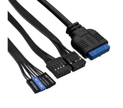 Корпус системного блока EXEGATE EX283739RUS XP-402U Black, ATX, <XP500, Black,120mm>, 2*USB+1*USB3
