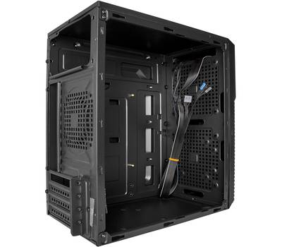 Корпус системного блока EXEGATE EX277797RUS BAA-103 Black, mATX, <AAA350, 80mm>, 2*USB, Audio