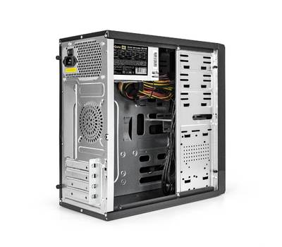 Корпус системного блока EXEGATE EX277435RUS MA-371X Black, mATX <UN400, 120mm> 2*USB+2*USB3.0, Aud