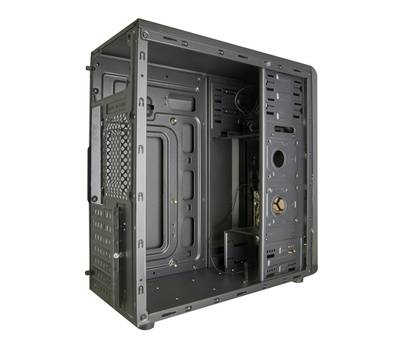 Корпус системного блока EXEGATE EX277204RUS EVO-8205 Black-Blue light, ATX, <600NPX>, 1*USB+1*USB