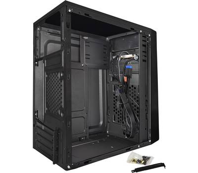 Корпус системного блока EXEGATE EX283060RUS BAA-107U Black, mATX, <без БП>, 1*USB+2*USB3.0, Audio