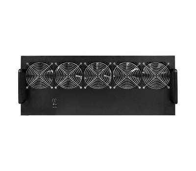 Корпус системного блока EXEGATE EX270772RUS для майнинга Pro 13-430 <без БП, 2*USB, 5*fan 120мм, ме