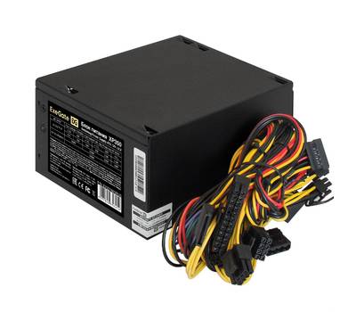 Блок питания EXEGATE XP350 (ATX, SC, 12cm fan, 24pin, 4pin, 3xSATA, 2xIDE, FDD, black, кабель 220V с