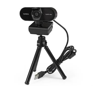 Web-камера EXEGATE Stream C925 FullHD T-Tripod (матрица 1/3" 2 Мп, 1920х1080, 1080P, 30fps, 4-линзов