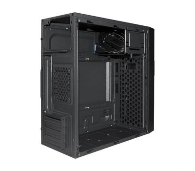 Корпус системного блока EXEGATE BAA-105U4-01-AAA400 (mATX, AAA400 с вент. 8см, 4*USB3.0, HD аудио, ч