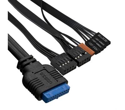 Корпус системного блока EXEGATE BAA-109U2 (mATX, без БП, 2*USB+2*USB3.0, аудио, черный)
