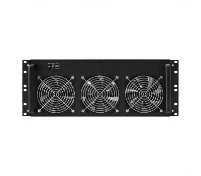 Корпус системного блока EXEGATE Pro 6-650 <без БП, 2*USB, 6*fan 120мм, места под: 6 видеокарт, 1 БП,