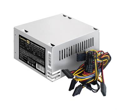 Блок питания EXEGATE CP350 (ATX, PC, 8cm fan, 24pin, 4pin, 3xSATA, 2xIDE, FDD, кабель 220V в комплек