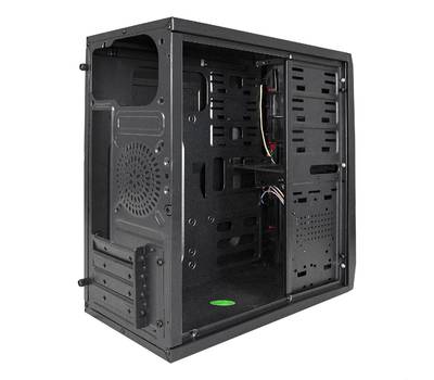 Корпус системного блока EXEGATE QA-410-XP600 (mATX, БП XP600 с вент. 12см, 2*USB, аудио, черный)