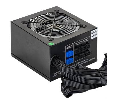 Блок питания EXEGATE EVO800 (ATX, APFC, PC, 12cm RGB fan, 24pin, (4+4)pin, PCIe, 5xSATA, 3xIDE, FDD,