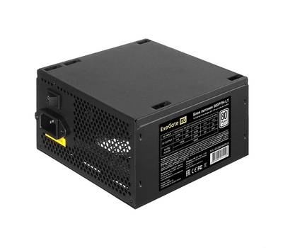 Блок питания EXEGATE 80 PLUS® 600PPH-LT-S (ATX, APFC, КПД 82% (80 PLUS)SC, 12cm fan, 24pin, (4+4)pin