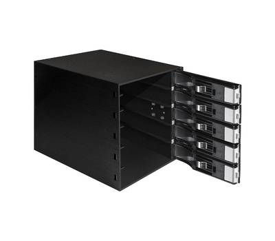 Корзина для HDD EXEGATE HS535-12G (универсальная, на 5*3,5" SATA3/12G SAS HDD, занимает 3*5,25" отсе