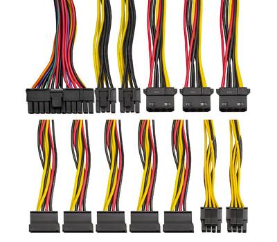 Блок питания EXEGATE 600NPX (ATX, PC, 12cm fan, 24pin, 4pin, PCIe, 3xSATA, 2xIDE, FDD, black, кабель