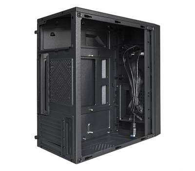 Корпус системного блока EXEGATE BAA-109U2-AAA400 (mATX, AAA400 8см, 2*USB+2*USB3.0, аудио, черный)