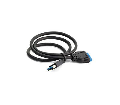 Планка USB EXEGATE U3H-619, 3,5", 2*USB3.0+2*TypeC, черная, металл, подсоединение к мат. плате