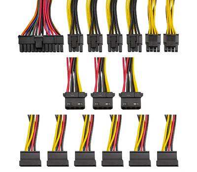 Блок питания EXEGATE 800PPE (ATX, APFC, PC, КПД 80% (80 PLUS), 12cm fan, 24pin, (4+4)pin, PCIe, 5xSA