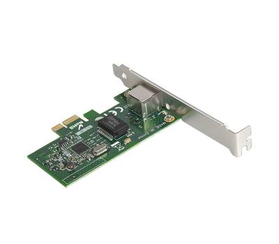 Сетевой адаптер EXEGATE EXE-i210AT (PCI-E x1 v2.0, порт 1xRJ45 (медный), 10/100/1000Mbps, Gigabit Se