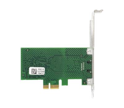 Сетевой адаптер EXEGATE EXE-i210AT (PCI-E x1 v2.0, порт 1xRJ45 (медный), 10/100/1000Mbps, Gigabit Se