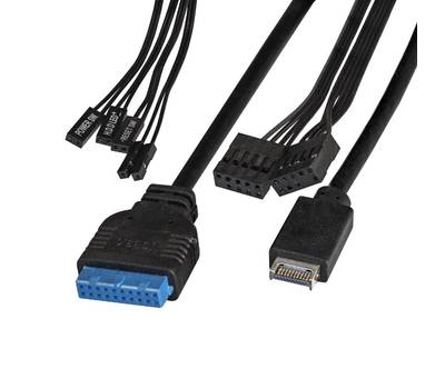 Корпус системного блока EXEGATE XP-334UC (ATX, без БП, 1*USB+1*USB3.0+1*TypeC, аудио, черный)