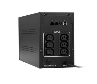 Устройство бесперебойного питания EXEGATE SpecialPro Smart LLB-1000.LCD.AVR.6C13.RJ.USB <1000VA/650W