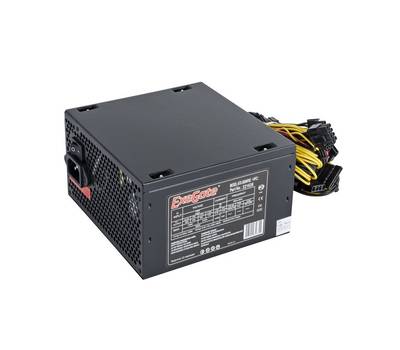 Блок питания EXEGATE 500NPXE (ATX, PPFC, SC, 12cm fan, 24pin, 4pin, PCIe, 4xSATA, 3xIDE, FDD, black,