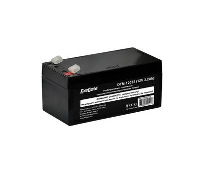 Батарея аккумуляторная EXEGATE DTM 12032 (12V 3.2Ah, клеммы F1)
