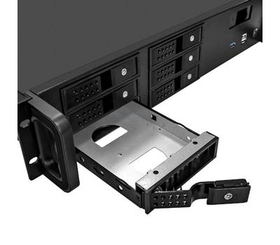 Серверный корпус EXEGATE Pro 2U480-HS06 <RM 19", высота 2U, глубина 480, без БП, 6xHotSwap, USB>