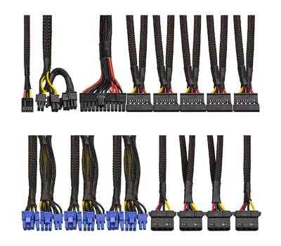 Блок питания EXEGATE 1200PPX (ATX, APFC, SC, КПД 80% (80 PLUS), 14cm fan, 24pin, 2x(4+4)pin, PCIe, 5