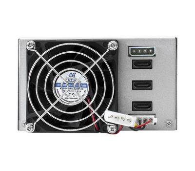 Корзина для HDD EXEGATE HS335-02 (универсальная, на 3*3,5"/2.5" SATA HDD, занимает 2*5,25" отсека, R