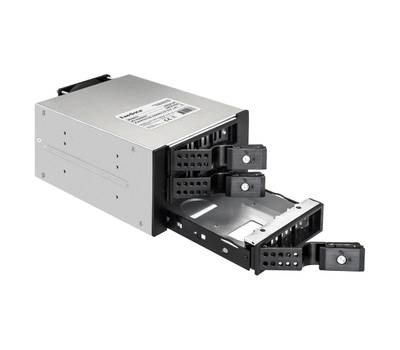 Корзина для HDD EXEGATE HS335-02 (универсальная, на 3*3,5"/2.5" SATA HDD, занимает 2*5,25" отсека, R