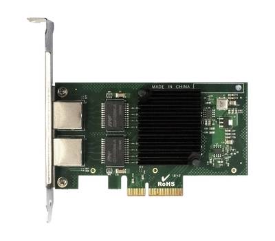 Сетевой адаптер EXEGATE EXE-I350-T2V2 (PCI-E x4 v2.1, порты 2xRJ45 (медные), 10/100/1000Mbps, Gigabi