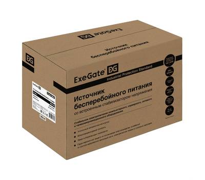 Источник бесперебойного питания EXEGATE Power Back BNB-800.LED.AVR.4C13 <800VA/480W, LED, AVR, 4*C13