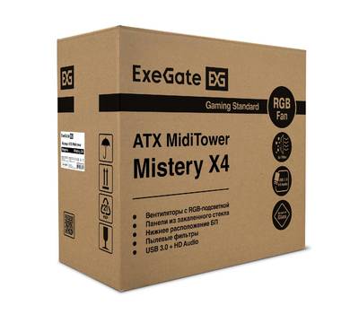 Компьютерный корпус EXEGATE EX294391RUS Miditower Mistery X4