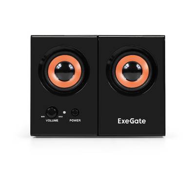 Компьютерная акустика EXEGATE 2.0 Maestro SPS-605 220В, 2х3Вт, цвет черный, дерево EX294432RUS