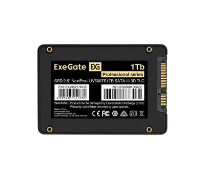 Накопитель SSD EXEGATE EX295277RUS 2.5" 1Tb NextPro+ UV500TS1TB (SATA-III, 3D TLС)