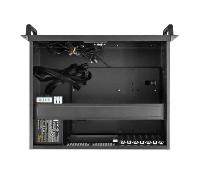 Серверный корпус EXEGATE EX295896RUS 4U350-02 <RM 19", высота 4U, глубина 350, БП 1100RADS, 2*USB>