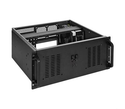 Серверный корпус EXEGATE EX295896RUS 4U350-02 <RM 19", высота 4U, глубина 350, БП 1100RADS, 2*USB>