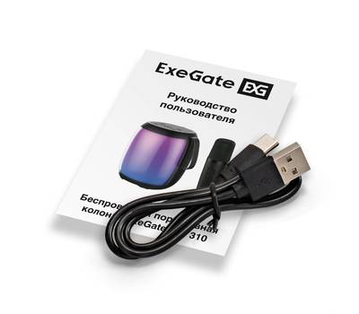 Акустика портативная EXEGATE EX294944RUS караоке-система Bro 310 10Вт, 80-15000Гц, Bluetooth, Li-Ion
