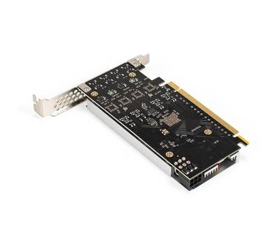 Контроллеp EXEGATE EX295815RUS EXE-322 (PCI-E x16 v3.0, 2*20Gbps (USB3.2 GEN2x2) Type-C ext., ASMedi