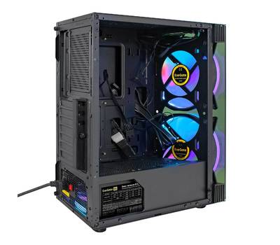 Компьютерный корпус EXEGATE EX296080RUS i3 MATRIX-EVO800 (ATX, EVO800RGB 12см, 2*USB+1*USB3.0)