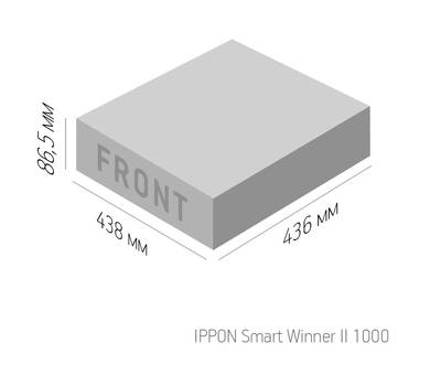 Источник бесперебойного питания IPPON Smart Winner II 1000