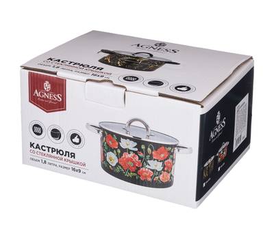 Кастрюля с крышкой AGNESS 916-303