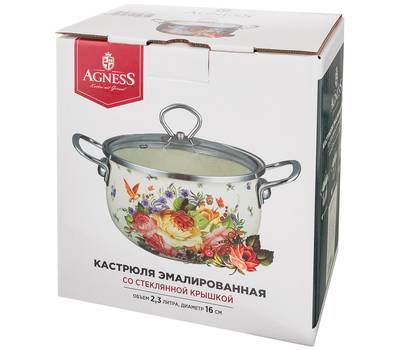 Кастрюля с крышкой AGNESS 915-084